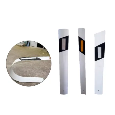 Highway Anti-Cursor Warning Signs Manufacturers' Mnanganese Steel Sheet Column Profile Yellow White Luminous Traffic Warning