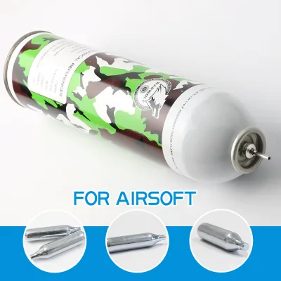 Multi-Kg Green Gas Steel Cylinder High Pressure Refillable Gas Can for Outdoor Sports OEM Wholesale
