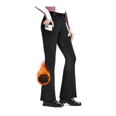 Fashion Winter Warm Women's Equestrian Breeches Horse Riding Jodhpurs High Elasticity Polyester/Spandex UpTex