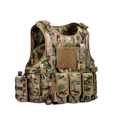JSH Wholesale Lightweight Outdoors Tactical Training Protection Body Outdoor Wear Waterproof Oxford Tactical Molle Vest