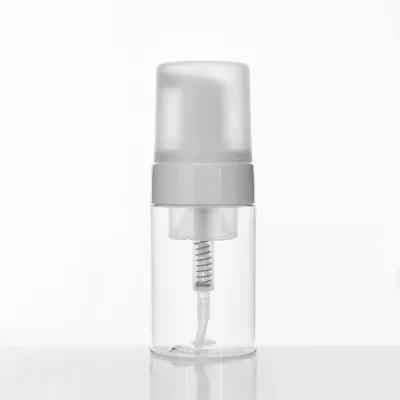 80ml Hand Wash Foaming Bottles Plastic PET Empty Clear Shampoo Foam Bottle with Frosted Dust Cover 43/410 Foam Pump PUMP Sprayer