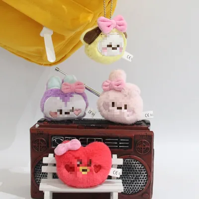 2026 Kpop Merchandise Kawaii Mini Cute Plushie Bag Charms Accessory Animal Plush Pendant Cartoon Keychain Toys Wholesale