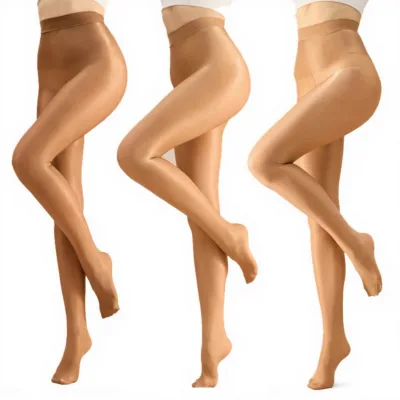 Summer Sexy Shaping Tights 70D Spandex Knitted Breathable Reflective Pantyhose Popular in Europe & America