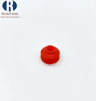 100 Pieces New Rubber Sucker for Printing Machine Red Color Durable Rubber-sucker