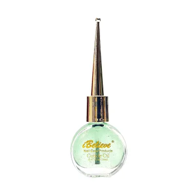 IBelieve Organic Natural Diamond Pattern Cuticle Oil Fruit Fragrance Natural Keratin Fruit Seed Oil 14ml Brush Bottle for Nail