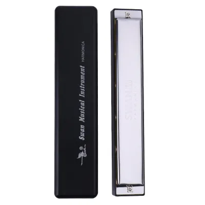 Swan Professional Performance 24 Holes Tremolo C Tones Harmonica for Adult Play