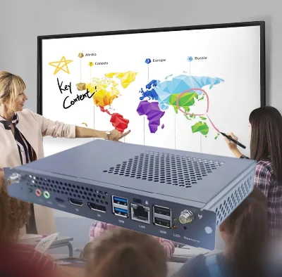 I5 11th 11 Gen 11gen Intel Cpu Core 1130g7 4 Cores SSD Wifi 8g 16g RAM OPS Pc Mini Computer for Interactive Smart Display Board