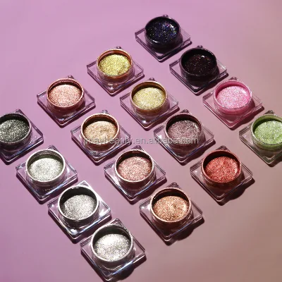 New Arrival 16 Colors Quick Dry Liquid Cream Eye Makeup Shadow Vegan Metallic Diamond GEL Eye Liner Shiny Private Label Eyeliner