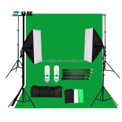55W 5400K Video Shooting Lighting Photo Studio Kit for Photography