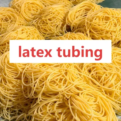 Wholesale Yellow Latex Tubing, High Elasticity, Pressure Bands, Slingshots, Fitness Resistance Bands, and Rubber Bands.