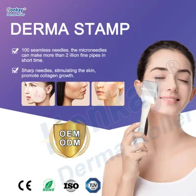 Direct Selling Derma Stamp Microneedling Derma Stamp 140 Derma Stamp Wrinkle Remover Facial Tools for Home Use and Salon