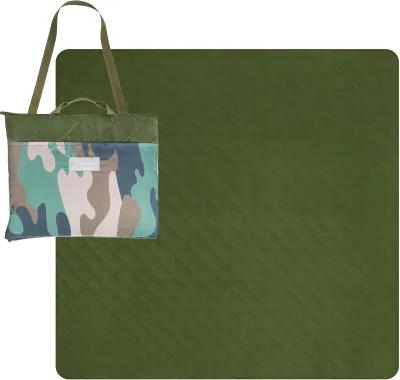 2 in 1 Waterproof Sublimation Printing Picnic Beach Blanket Quilting Picnic Blanket Fold Into Bag