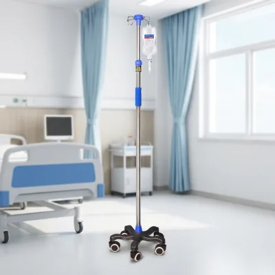 Stainless Steel Adjustable Infusion Stand the Base Can Be Replaced with an Infusion Stand Portable Infusion Stand