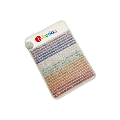 2025 New Low Voltage Deep Heating Comfortable Healthy Rainbow Massage Mattress Leather Fabric for Home