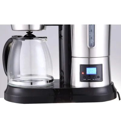 Chinese Factory 1.8L LCD Screen Control Business Home Office Use Coffee Machine Electric Tabletop Coffee Maker