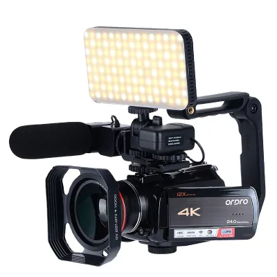 Fast Delivery AC5 4K UHD Professional Live Streaming 12X Optical Zoom Wifi Control Video Camera