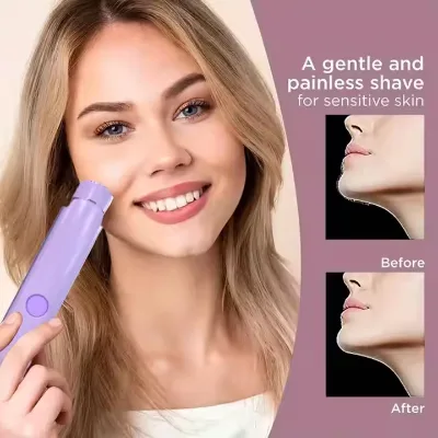 AINI 2025 Hot-Selling Women's Dual-Head Electric Shaving Epilator Double-Head Hair Removal Device Private Pubic Household RV