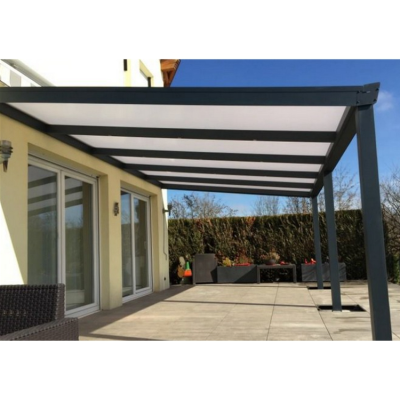Wholesale Price Outdoor Wall Mounted Gazebo/ Aluminum Gazebo with Polycarbonate Roof