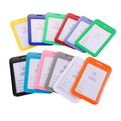 Customizable Employee Card Holder ABS Material Opaque Shell Hanging Hole Design Certificate Card Sleeve OEM Accepted