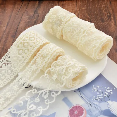 30 Yards Large Embroidered Lace Ribbon DIY Handmade Materials for Clothing Accessories for Bouquet Packaging Animal Fabric Roll