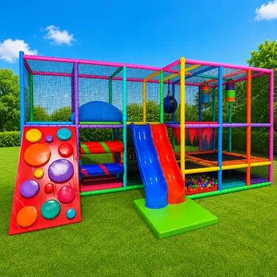Customizable Soft Play Slide Ball Pit Set for Shopping Mall Kids Corner Recreation Facility