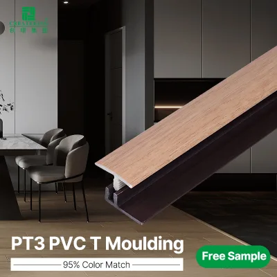 PVC Cove Molding Spc Flooring Transition Trim Vinyl Door Threshold for Laminate & Solid Wood