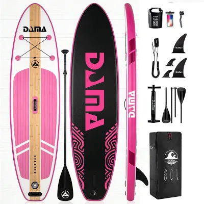 OEM Pedal Drive Good Quality Folding Fishing Inflatable Paddleboard Paddle Board Surf Padle Inflable SUP with Seat