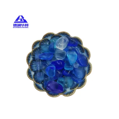 Landscape Glass Rocks for Coffee Shop Decoration Restaurant Decoration Home Flower Pot Decoration