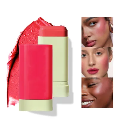 Custom logo Blush Stick Makeup Pigmented Bronzer Maquillage Hydrating Waterproof Vegan Organic Cream Blush Private Label