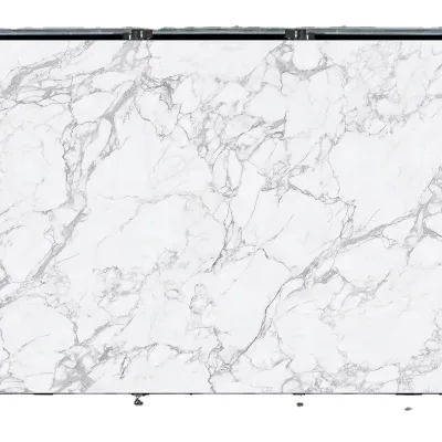 Sintered Slab ,calacatta White Artificial Stone Big Porcelain Cararra White