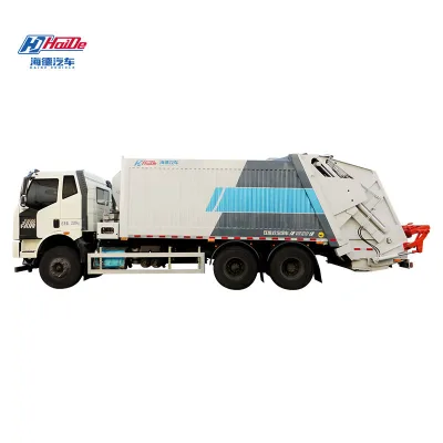 High Compression Ratio 1:6 Sealed Refuse Compactor Truck 20000L Capacity Hydraulic Garbage Truck for Urban Sanitation