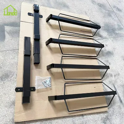 Solid Mild Steel Four-layer Square Tube Horse Saddle Rack Wall Mount in  Horse Stable