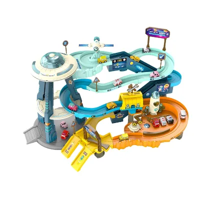BGL Educational Children's Gift Car Track Train Toys Railway Slot Car Adventure Car Toy