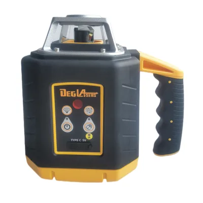 DEGLASERS Laser Equipment Green Beam Outdoor Rotary Laser Level 360 Self Leveling Horizontal Laser Levels for Construction