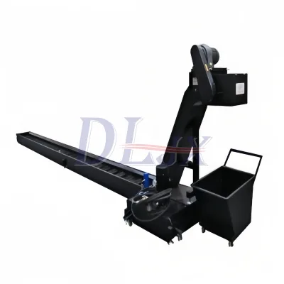 Professional CNC Metal Scrap Chip Conveyor with Guard Shield Permanent Chip Conveyance