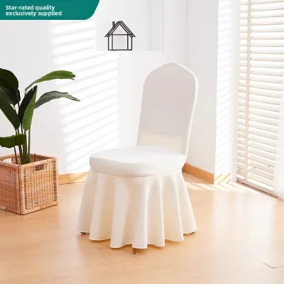 KAVI Hotel Banquet Chair Cover High Density Anti-Pilling Wear-Resistant Plain Dyed Wedding Decoration & Supplies