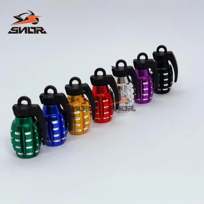 SNOR Gas Cap Motorcycle Refitting Accessories Electric Car Grenade Mine Gas Cap New Valve Cap
