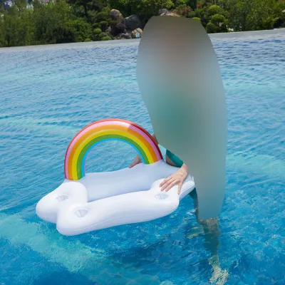 Inflatable Cup Holder Floating Triangle Drinks Cup Holder Swimming Pool Float Bathing Pool Toy Party