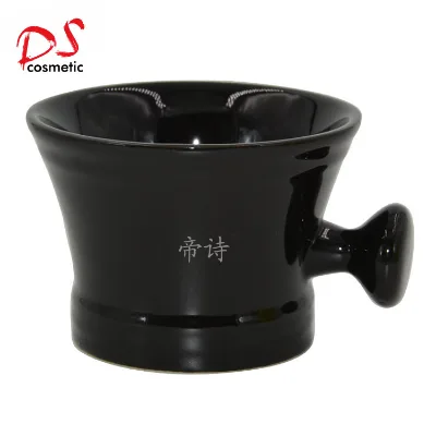 Shaving Bowl Black Color Wood Shaving Soap Bowl for Lath the Soap