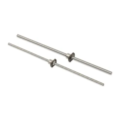 BOSU High Precision Ball Screw SFK0802 SCR0802-1000MM Rolled Ground Ballscrew (6mm 80mm) with Single Dual Nuts