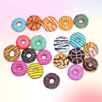 Hot Sale Wholesale Price Home Decoration Food Dessert Donut Fridge Magnet