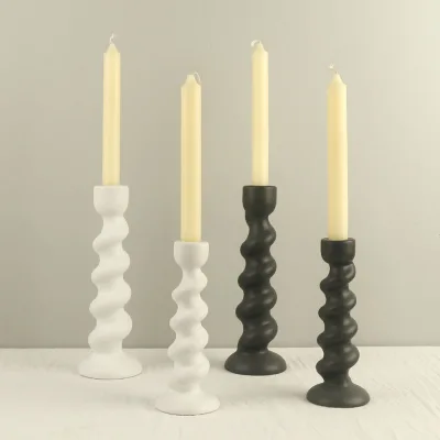 Cement Candle Stand Decorative Item Handicraft Wax Candle Decoration Modern Minimalist Home Daily-use Weddings
