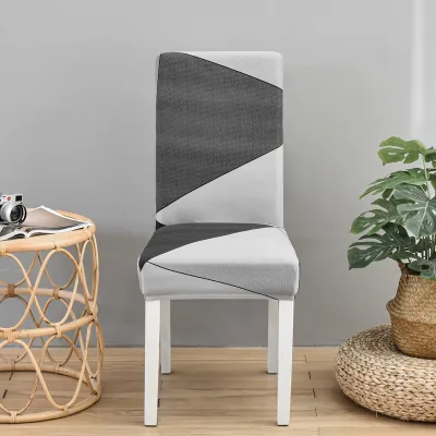 Wholesale Stretch Chair Covers Plain Dyed Elastic Covers for Dining Room Chair