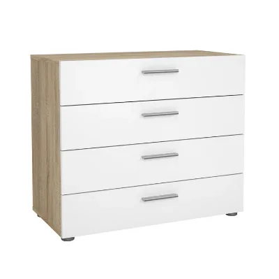 Engineered Wood Customized Color Chest of Drawers Living Room Storage Dresser Bedside Four Drawers Cabinet with Spacious Space