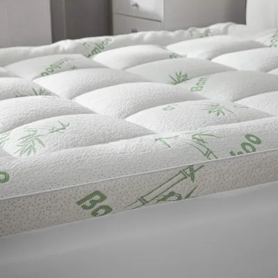 Cheap Bamboo Mattress Topper Breathable Home Hotel Sleep Well