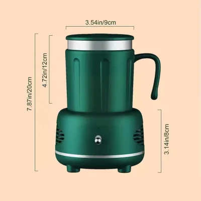 Anion Quick Cooling Heating Cup 330ML Mini Negative Ion Refrigeration Cup Electric Cold Drink Machine Beer Drinking Cooler