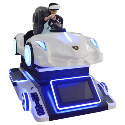 Indoor Amusement Park Racing Virtual Reality Game VR Racing Simulator 9D Driving Game Console