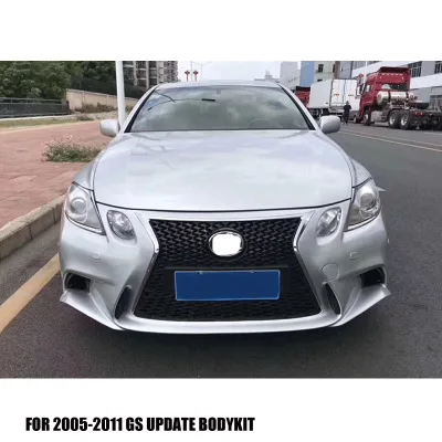 New Styling Facelift 2005-2011 GS300 CONVERSION KIT to 2015-2018 GS300 Body Kit for PP MATERIAL GRILLE WITH BUMPER