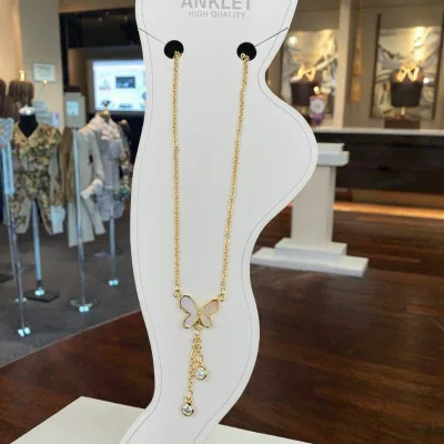 Light Luxury Exquisite Sparkling Diamond Anklet for Women Versatile Simple Fine New Fashion Design Main Material Brass Zircon