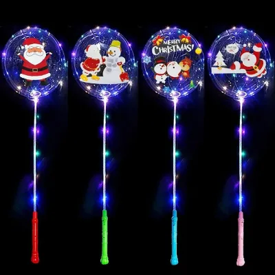 Luminous Bubble Balloon Flashing Decoration Flashing Led Light up Balloons Christmas Party Decoration LED Balloon